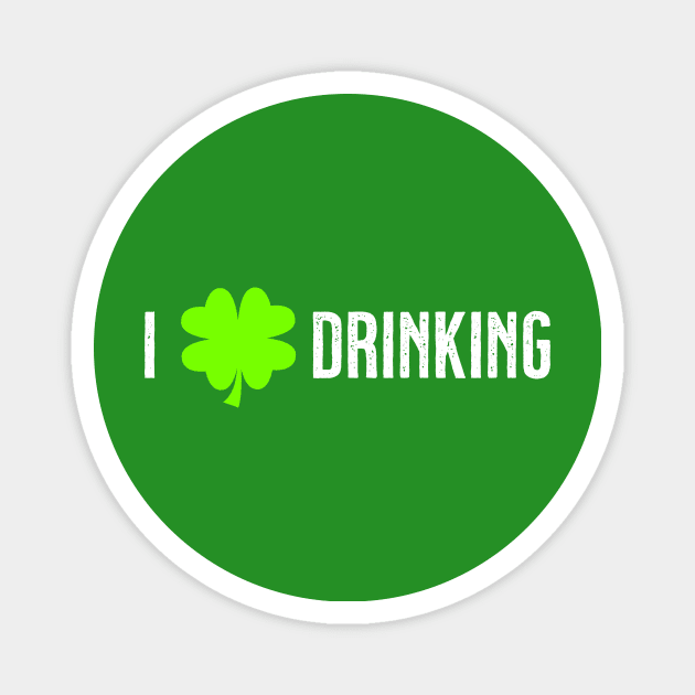 I Love Drinking Magnet by tommartinart